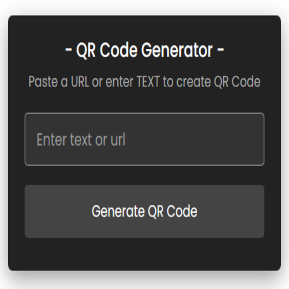 QR Code Generator