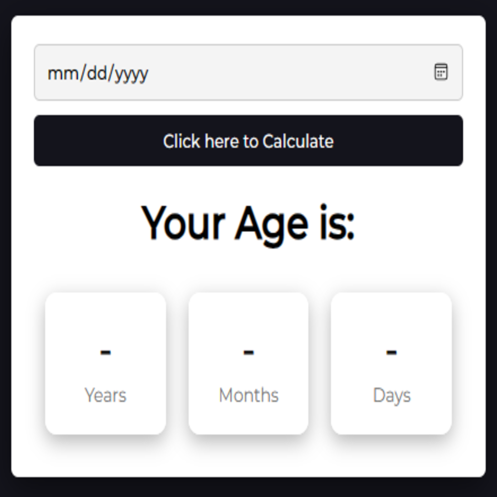 Age Calculator