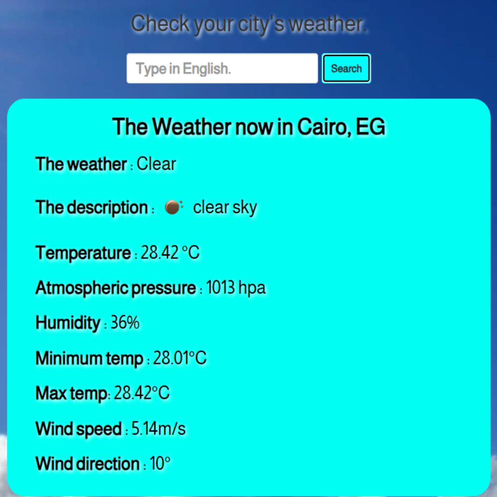 Weather Web Application