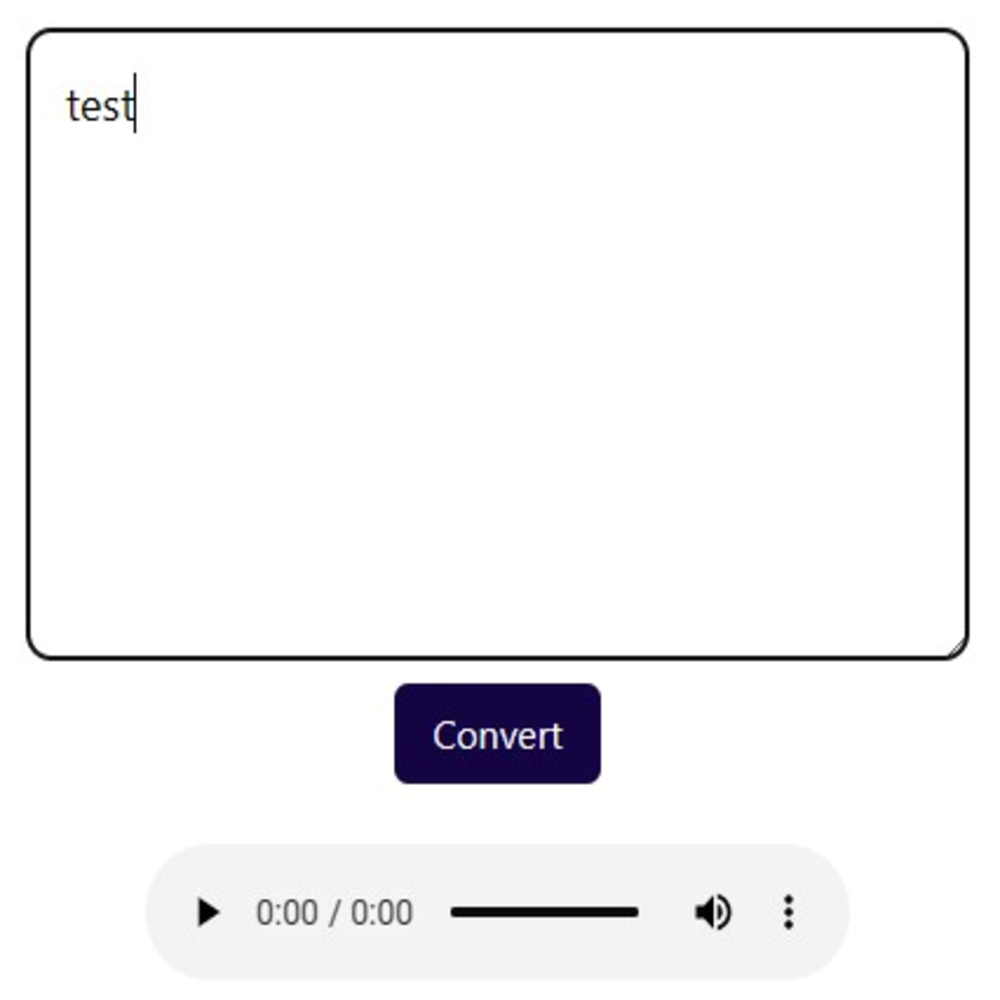 Text To Audio